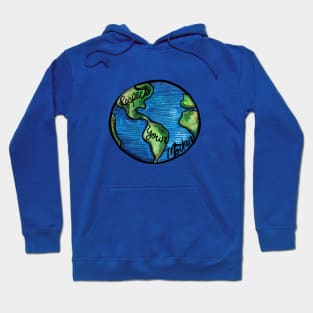 Respect your mother earth day art Hoodie